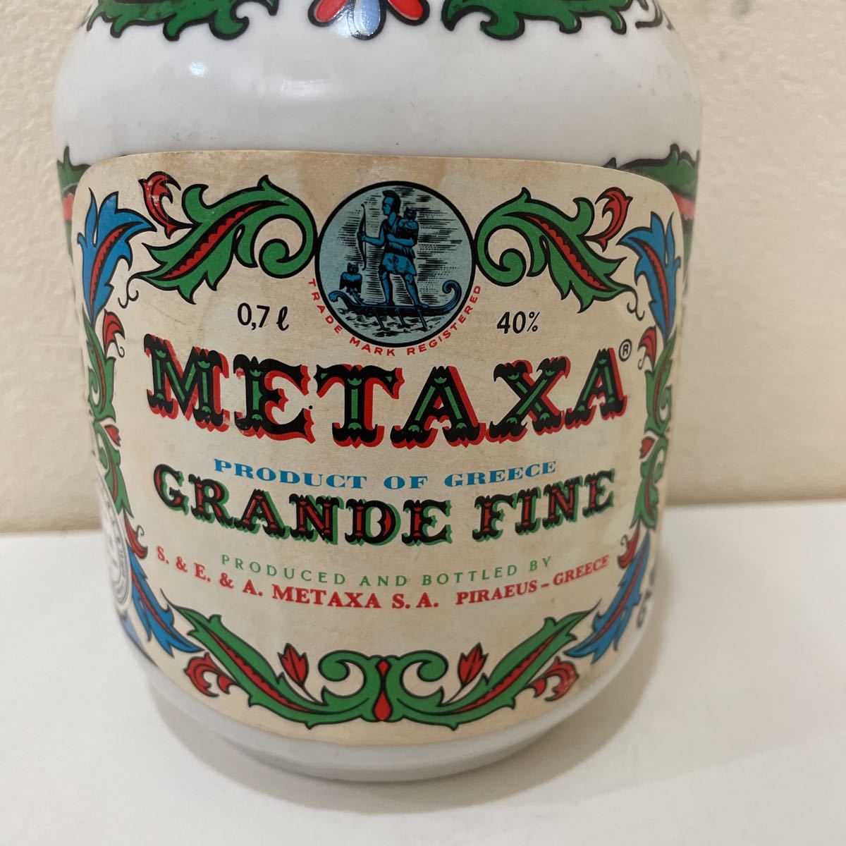 y56a12-60 METAXA GRANDE FINE 700ml メタクサ グランド ファイン 陶器