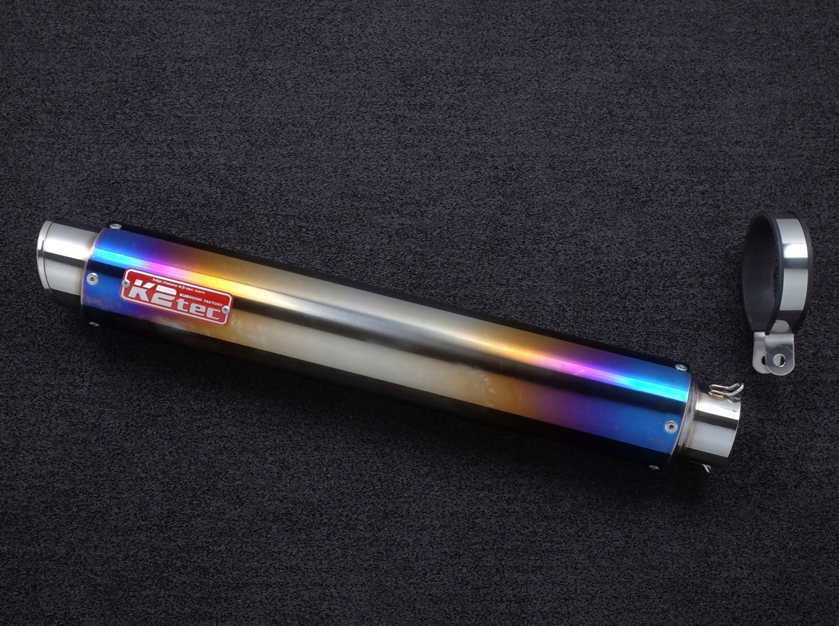 K2tec マフラー サイレンサー 汎用 60.5 ZX-14R NINJA XJR ZRX DAEG