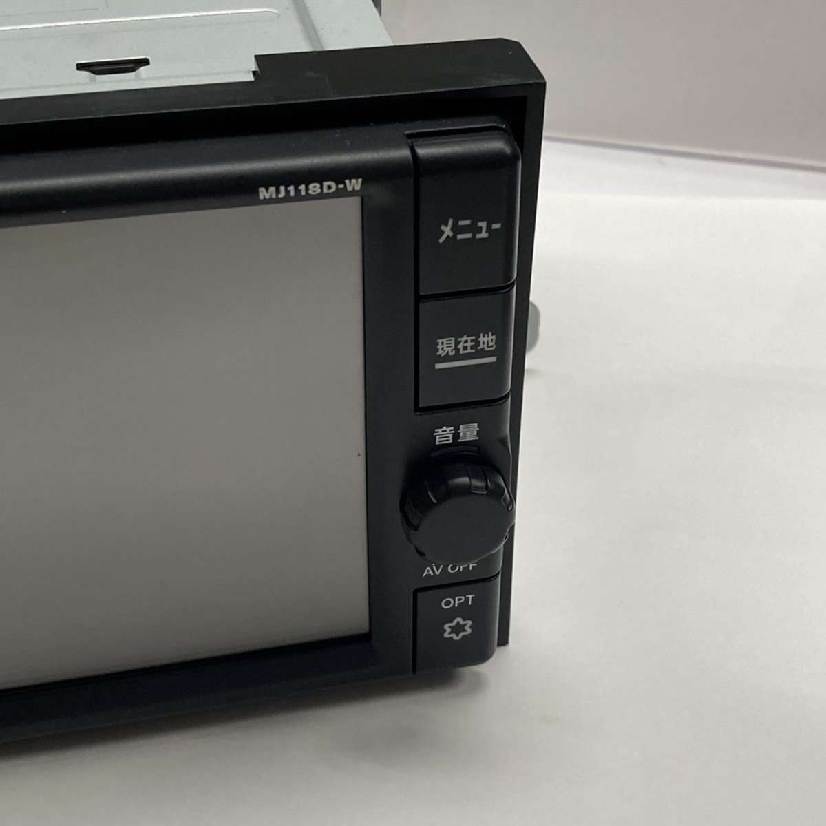 カーナビ MJ118D-A 動作未確認 JVC KENWOOD カーナビ 日産 純正ナビ メモリーナビ MJ118D