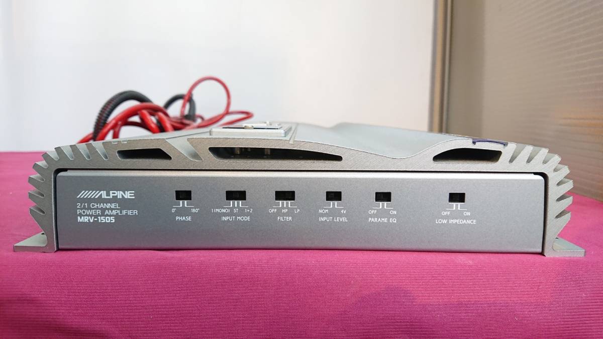 1円～ ALPINE アルパイン MRV-1505 V12 EXPERT 2ch パワーアンプ 