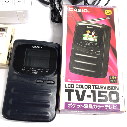 CASIO T-V-1S 1円 CASIO TV-150 ポケット液晶カラー テレビ TEES TSP