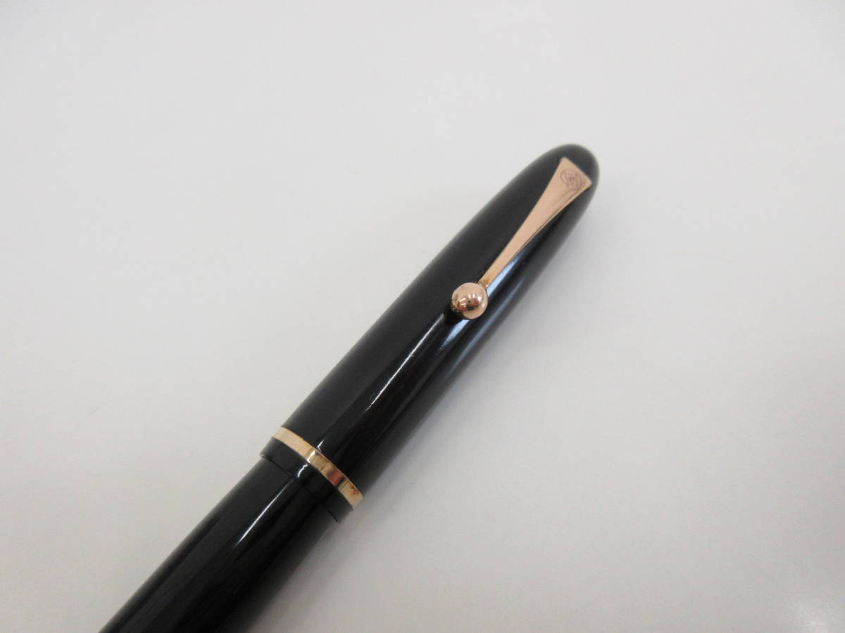 ペン先14KT MATSUZAKAYA 松坂屋 万年筆 FOUNTAIN PEN ブラック