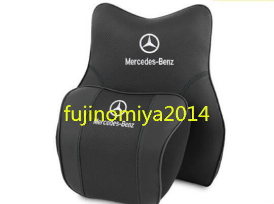メルセデスベンツ | BENZ Mercedes-Benz（メルセデス・ベンツ） AMGロゴ入りき 車用記憶 通気性弾性 ネック ネックパッド（対応車種メーカーメルセデス・ベンツ ネックパッドメルセデスベンツ 車ヘッドレスト車載汎用 ☆メルセデス・ベンツ C ◇メルセデス・ベンツ ネックピローの通販 首