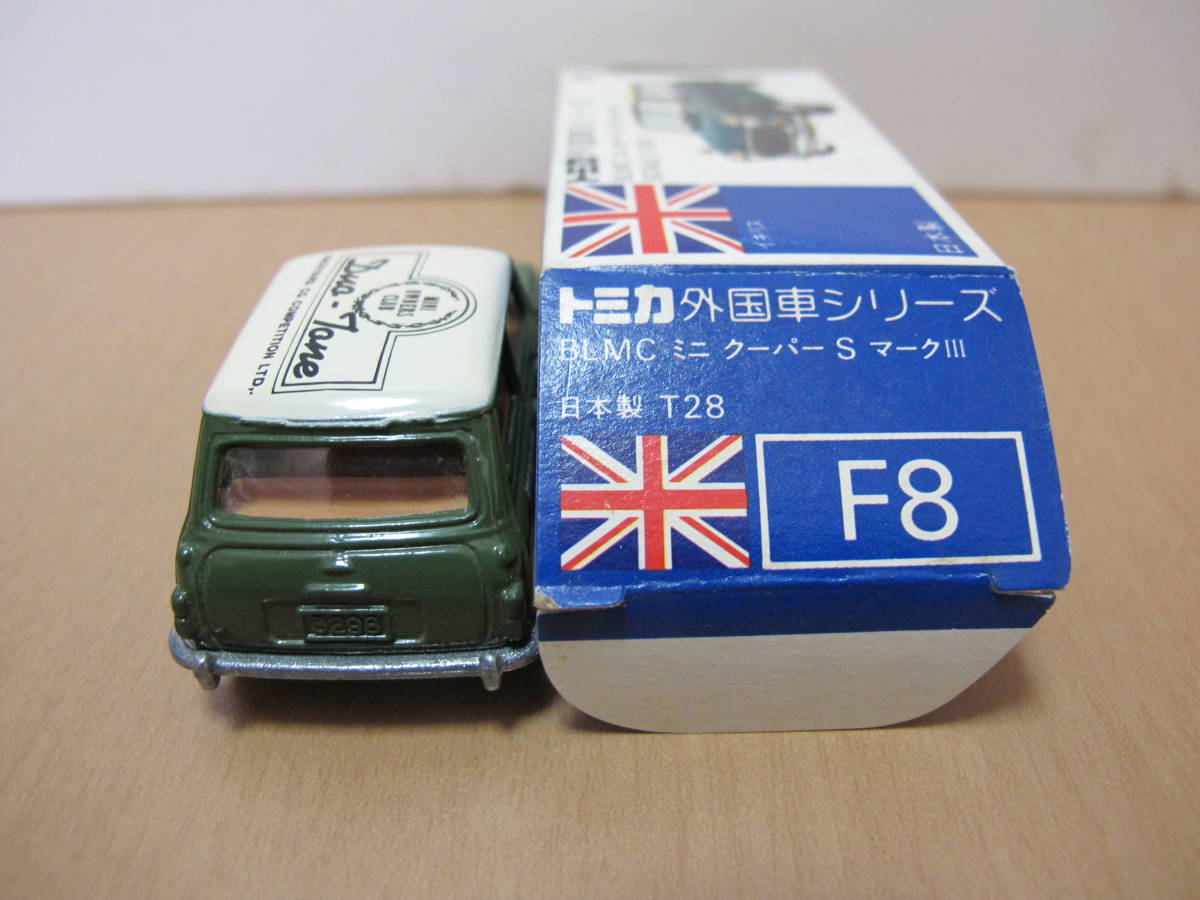 2 トミカ青箱 NO,F8 ミニクーパー ミニ オーナーズ クラブ特注品 日本