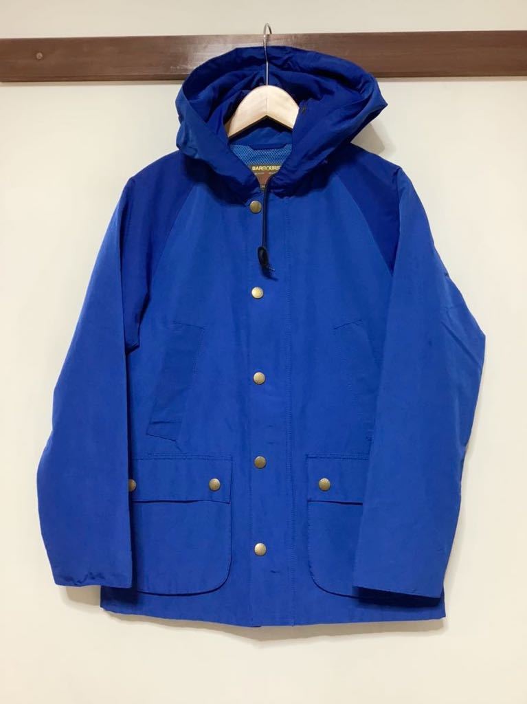 BARBOURS バブアー マウンテンパーカー ブルー SOUTH SHIELDS Sサイズ 