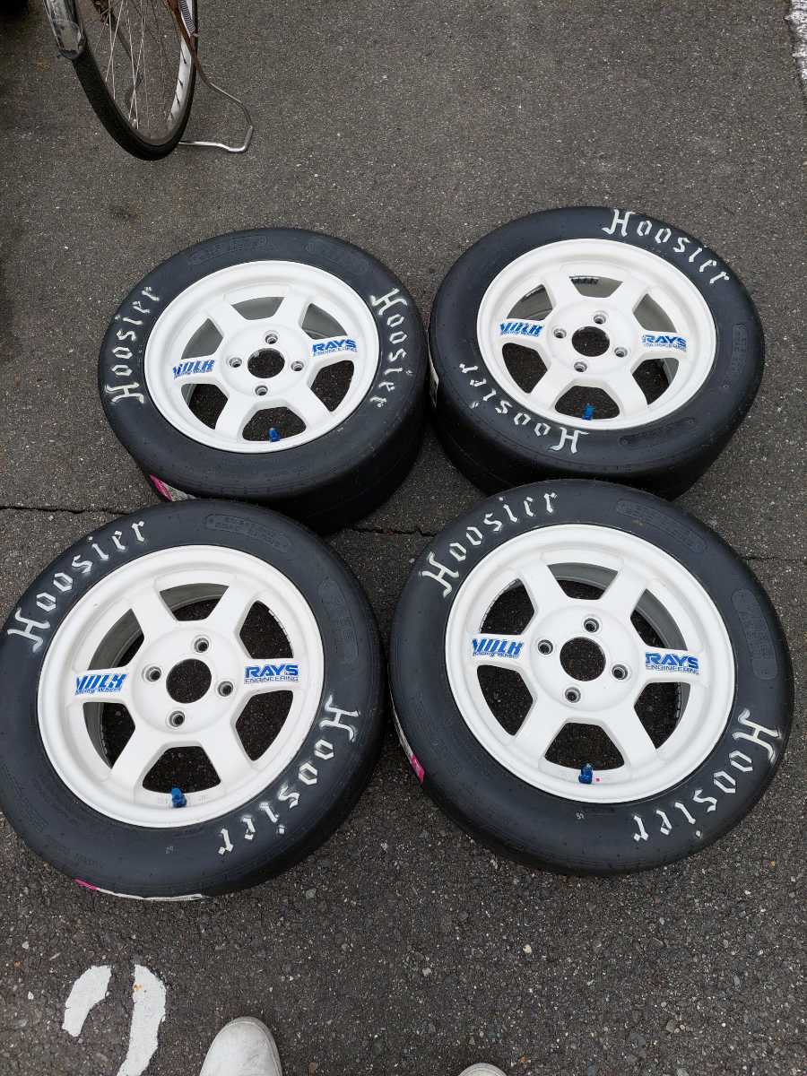 RAYS レイズ ボルクレーシング VOLK 13インチ 6J+38 新品タイヤ付き 