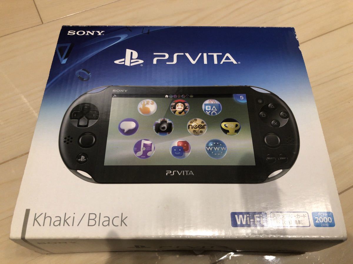 得価，人気SALE 難あり PSVITA 本体 FW3.60 PCH-2000 ZA16 Wi-Fi Khaki Black カーキ ブラック SONY ソニー PlayStation 内臓メモリーカード1GB搭載(PS Vita本体)｜売買されたオークション情報、yahooの商品情報をアーカイブ公開 - PS Vita本体