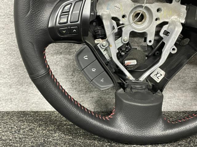 インプレッサ CBA-GVF 純正 ステアリング 赤ステッチ 動作確認済 (GRF