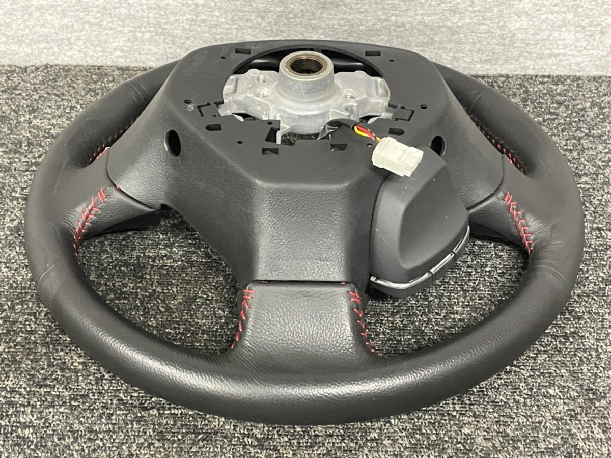 インプレッサ CBA-GVF 純正 ステアリング 赤ステッチ 動作確認済 (GRF