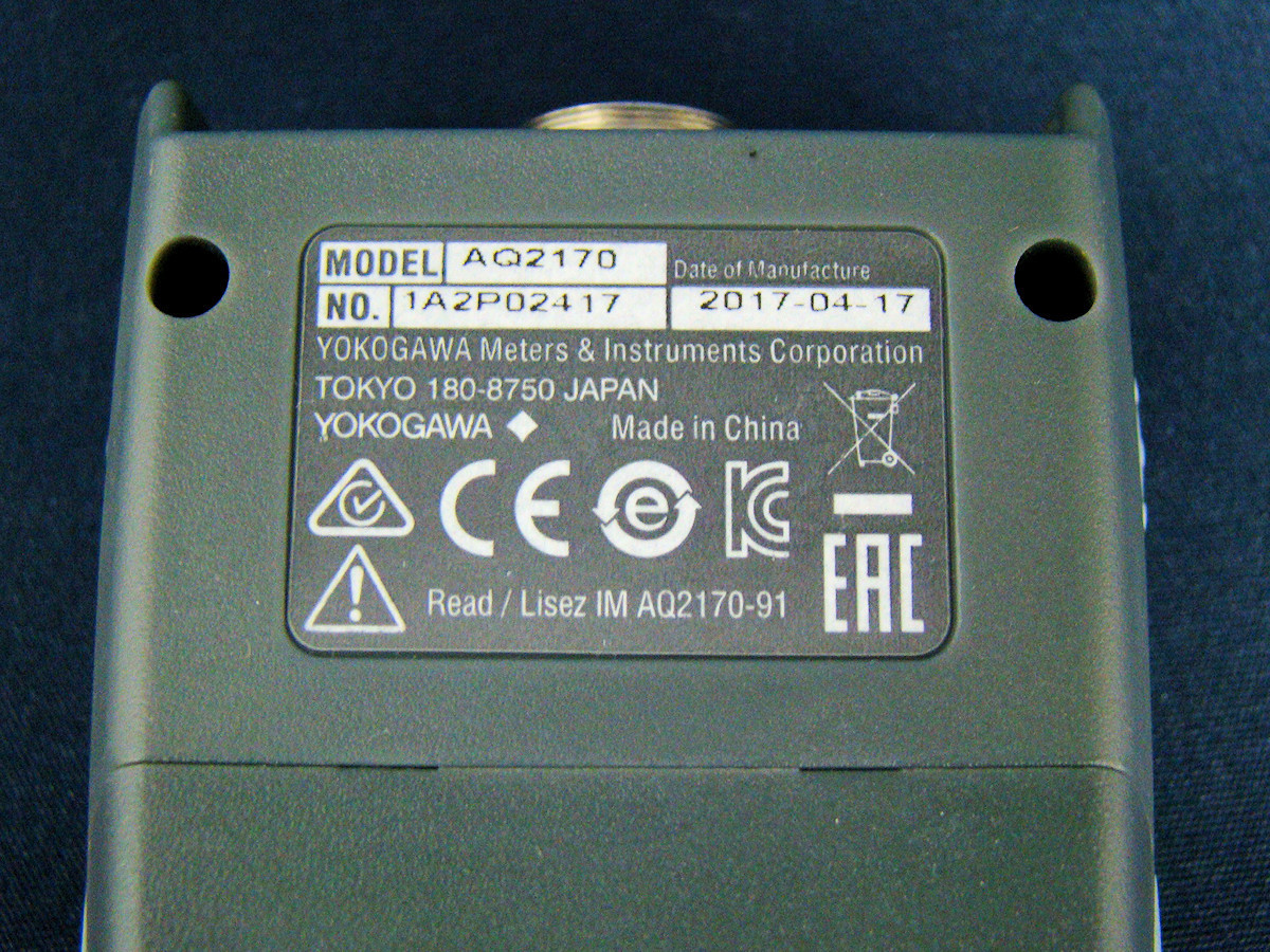 YOKOGAWA 横河電機 AQ2170 光パワーメータ 中古(アマチュア無線)｜売買 