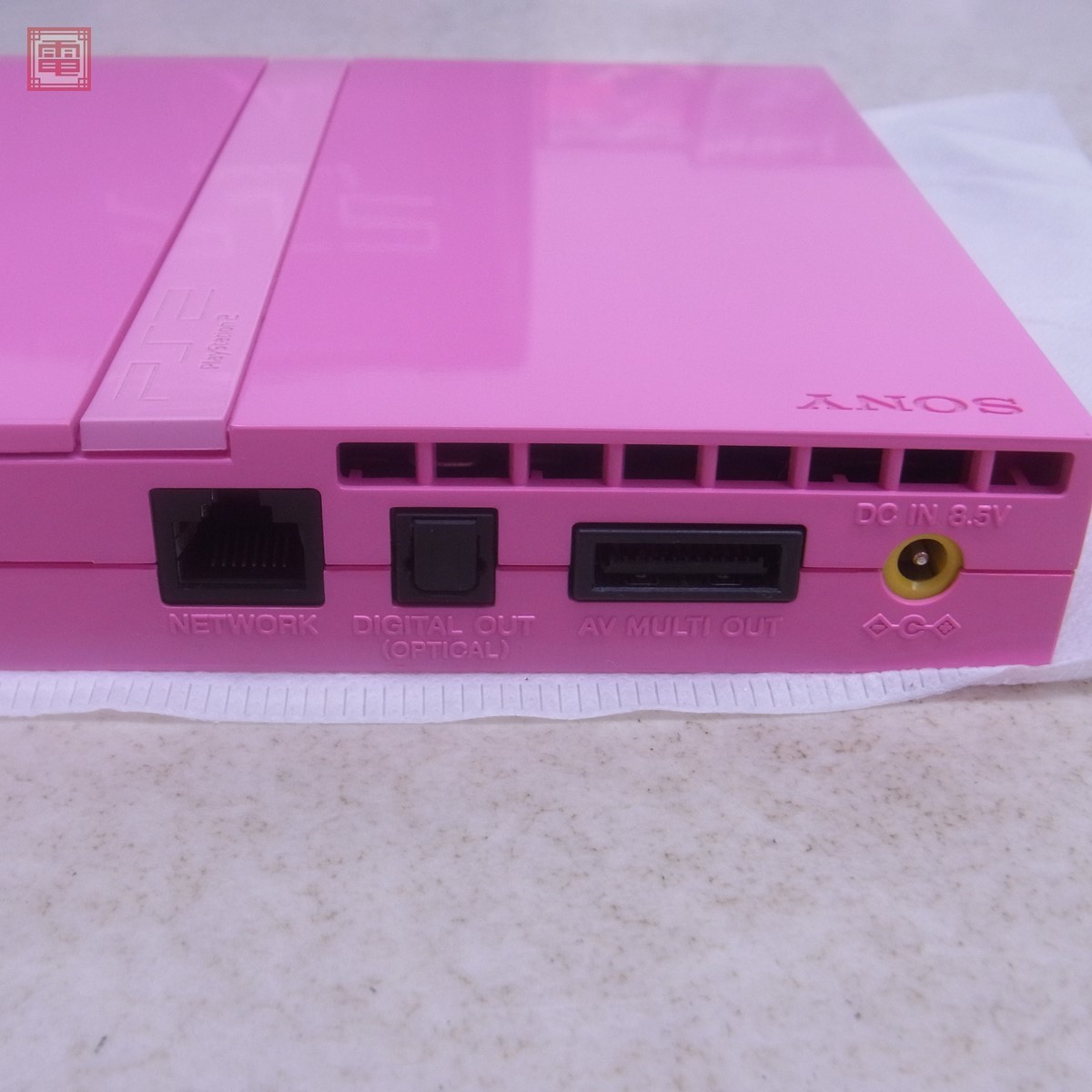 PS2 プレステ2 本体 ピンク SCPH-77000 PK 薄型 ソニー SONY 箱説+