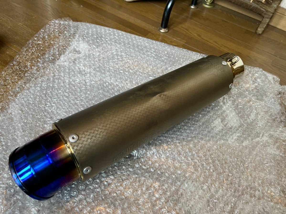 1円開始 希少 オオニシヒートマジック カーボン柄 ショート チタン