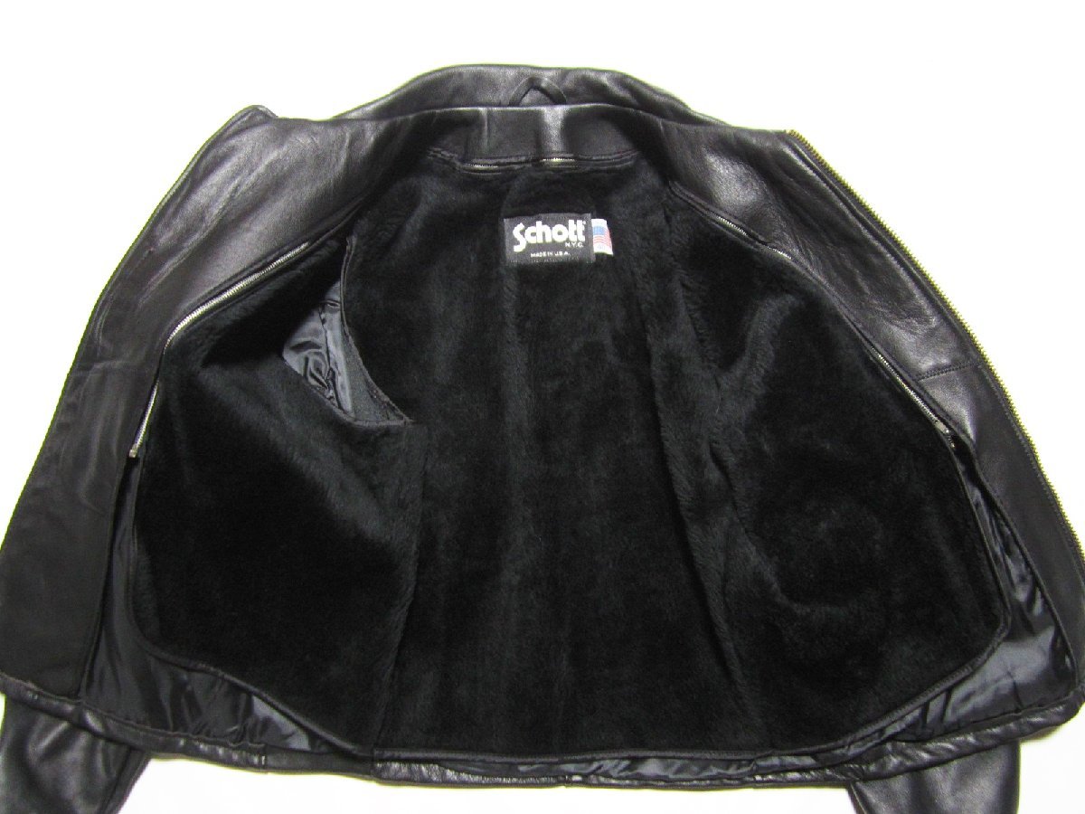 未使用(デッドストック) Schott .N.Y.C 680 ショット シングル 