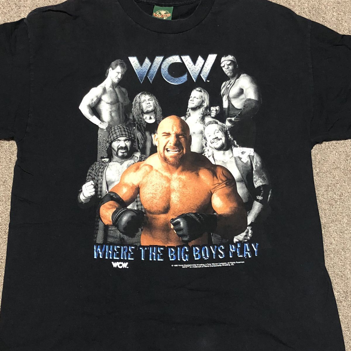 WCW Tシャツ プロレス 当時物 WWE ゴールドバーグ クリス・ベノワ 