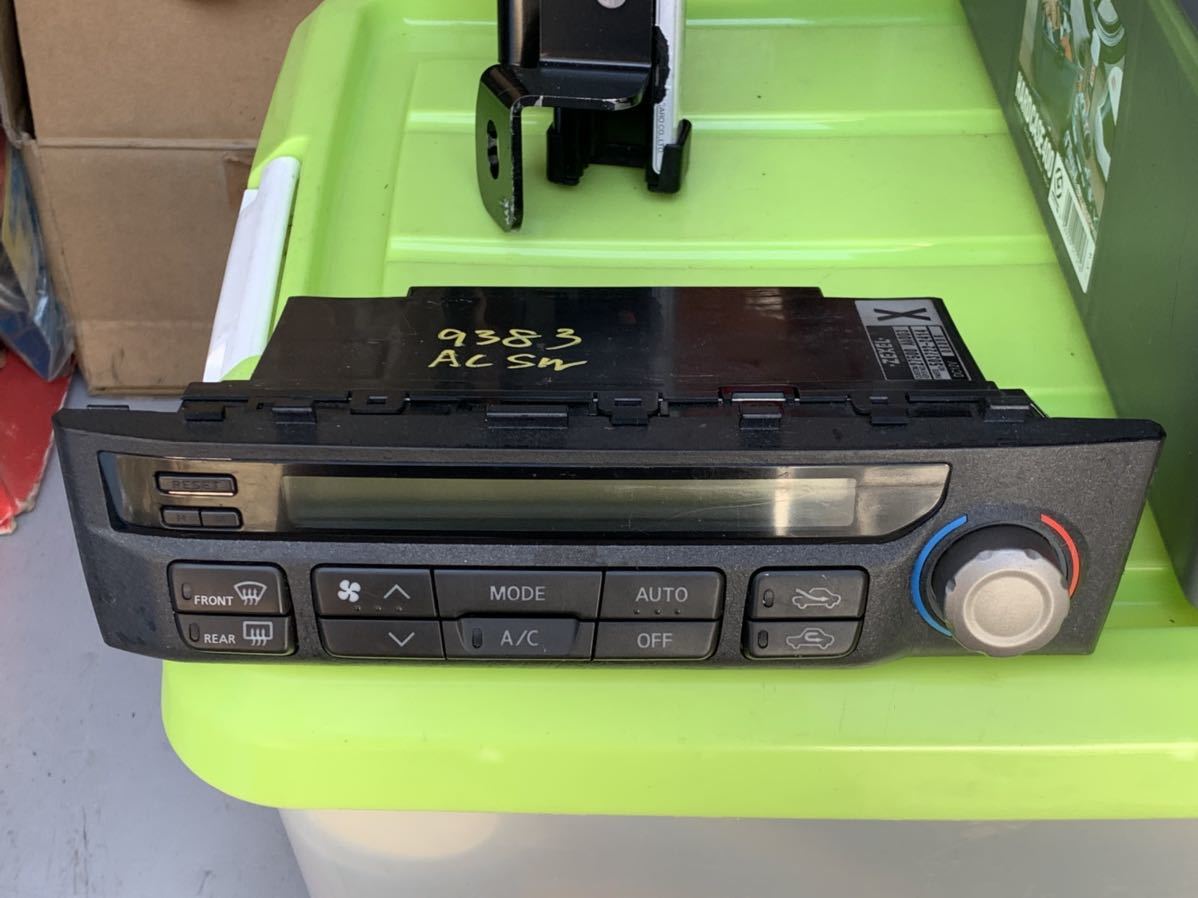 スカイライン R34 前期型 エアコンパネル スイッチ(日産用)｜売買され