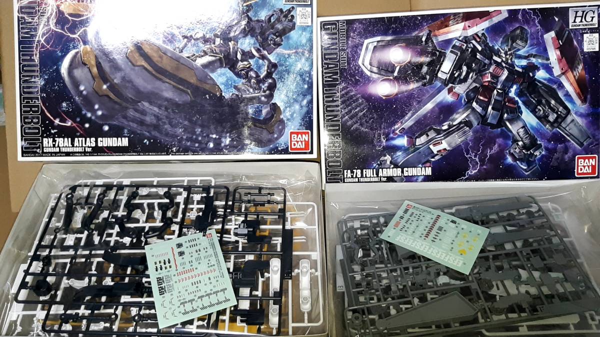 HG フルアーマーガンダム 高機動型ザク-サイコザク- アトラスガンダム 