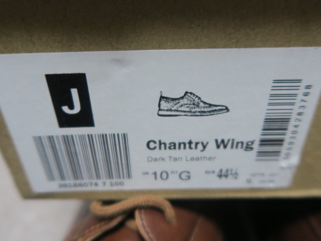 2.5万★試着程度未使用品★箱付 CLARKS クラークス Chantry Wing / キャンティーウィング 天然皮革 本革 UK10 Tan Leather タンレザー -クラークス ワラビー 27.5の中古品 ATLハイクアップウォータープルーフ 来年200周年を迎えるクラークスの2024年秋冬シーズンの舞台はTOKYO \u201c靴を売らない\u201d接客と個の声を尊重する独自