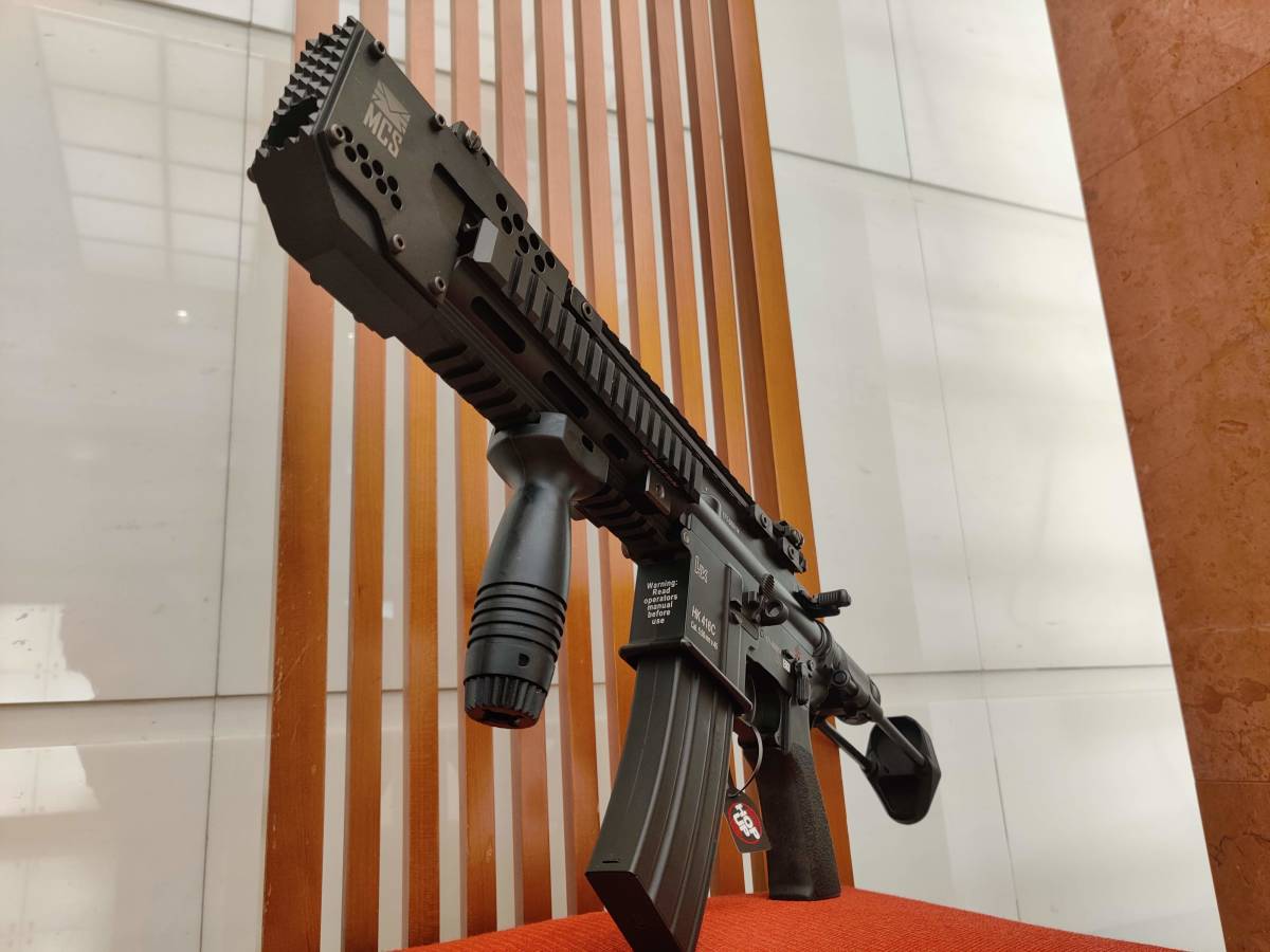 東京マルイ 次世代電動ガン HK416C Sword Fish ブラック TITAN 電子