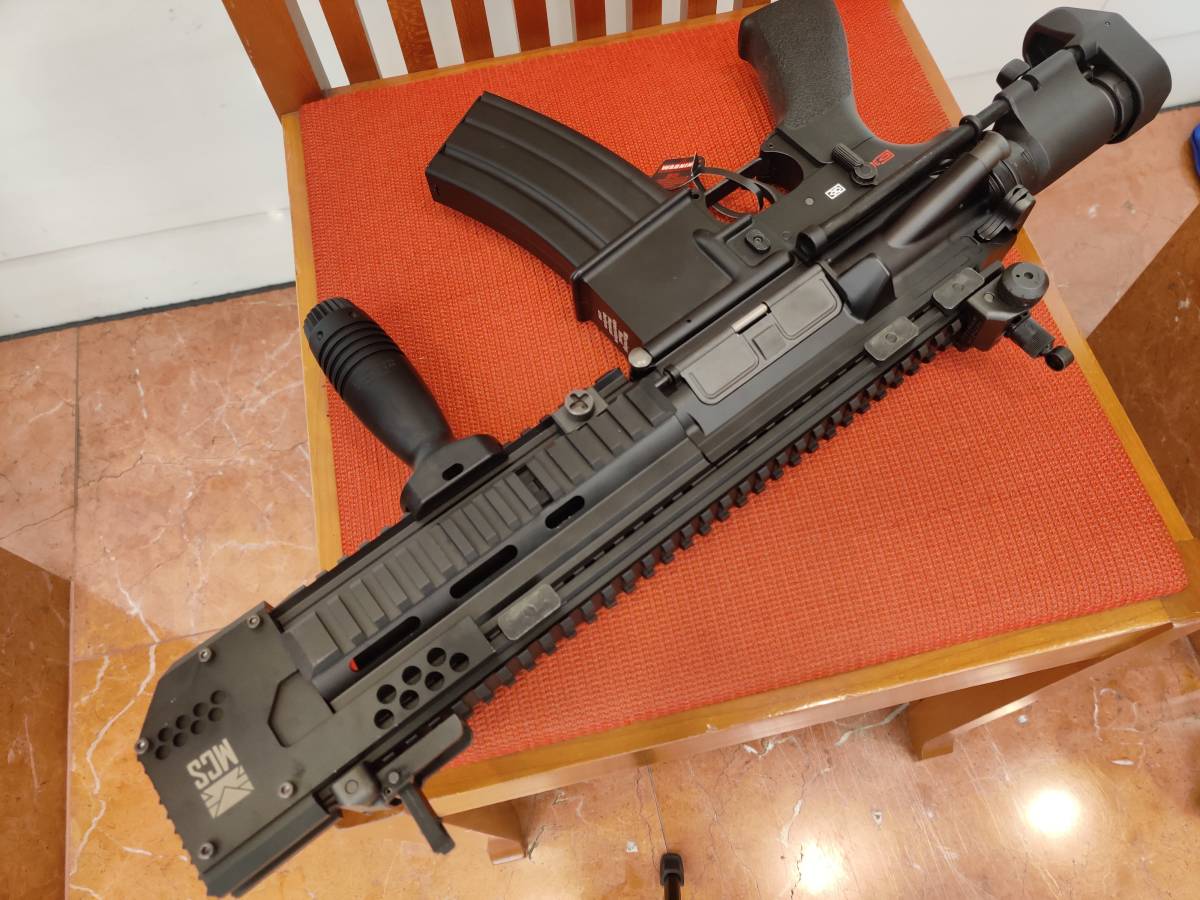 東京マルイ 次世代電動ガン HK416C エイジング塗装 シールチーム