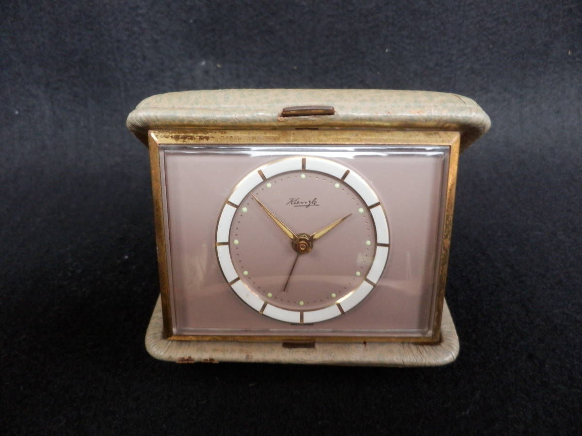 ドイツ製 ヴィンテージ KIENZLE 手巻き トラベル時計 キンツレー