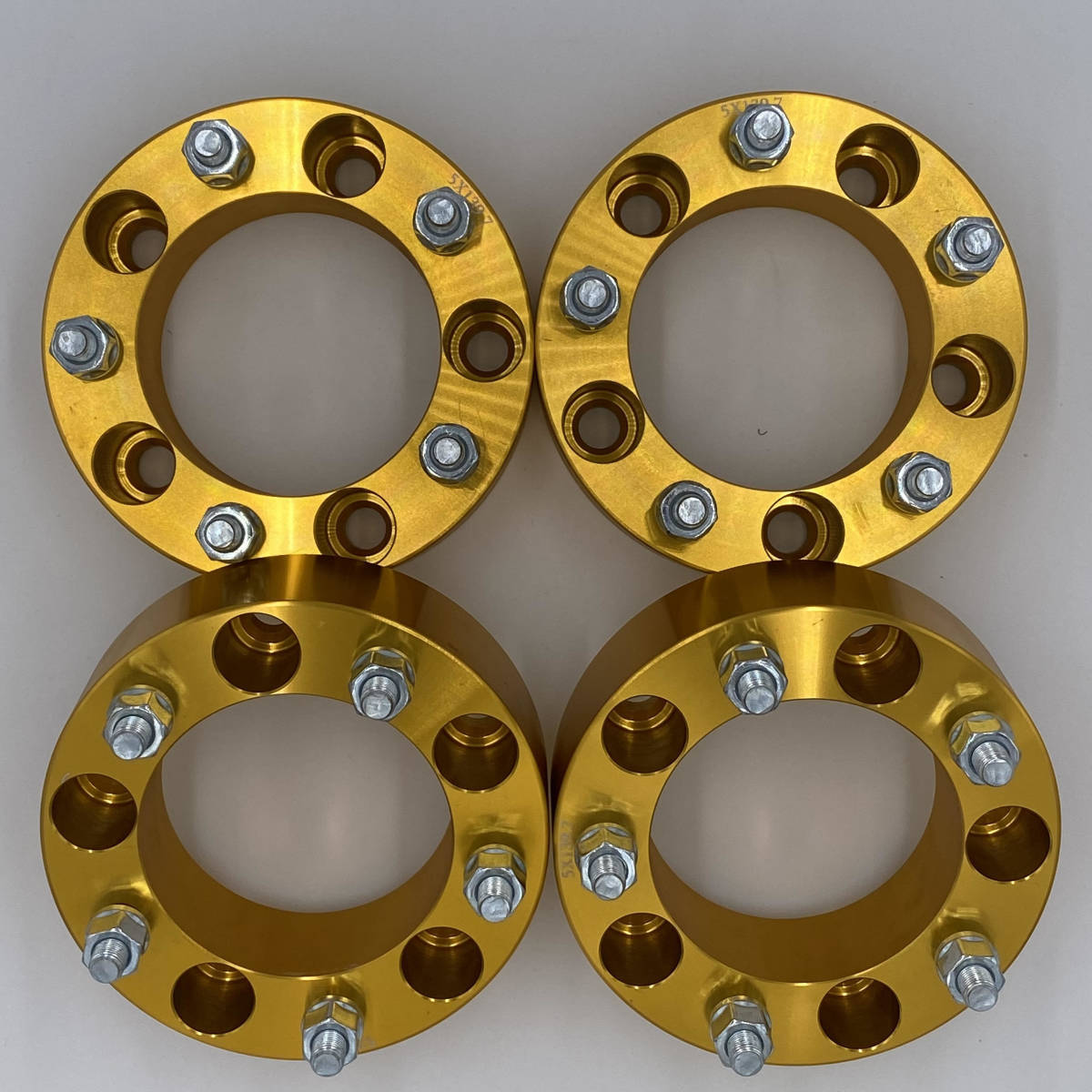 訳あり ジムニー 60mmワイドトレッドスペーサー ゴールド 4枚 PCD139.7 ...