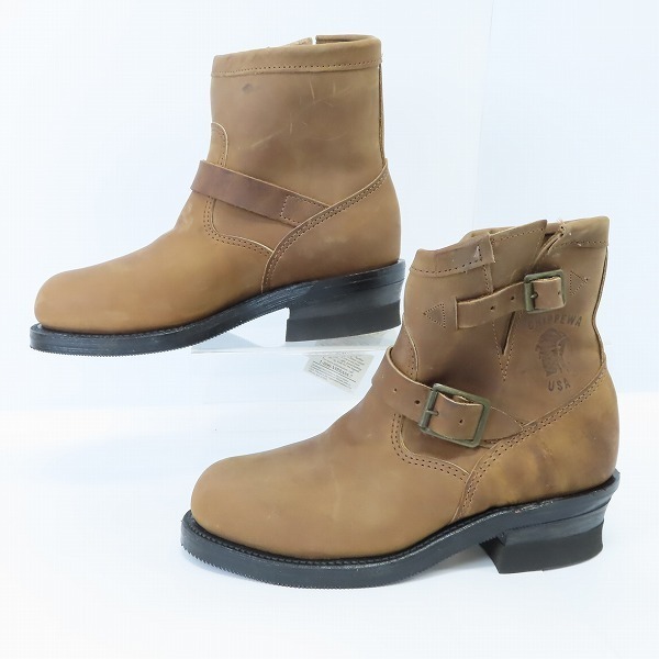 CHIPPEWA/チペワ レザーショートエンジニアブーツ 27873/7E /100 CHIPPEWA/チペワ レザーショートエンジニアブーツ 27873/7E /100