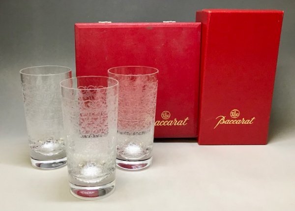 1円スタート!】Baccarat バカラ Rohan ローハン タンブラー3点セット 