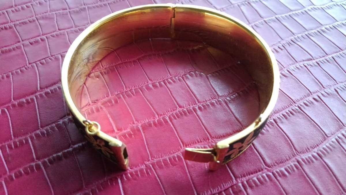 純金象嵌 スペイン トレド ダマスキナード バングル ブレスレット 腕輪 