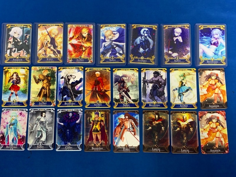カード 7627 Fgo 23枚 Fate Grand Order Arcade ギルガメッシュ アルトリア ペンドラゴン ジャンヌ ダルク ジャック ザ リッパー トレーディングカードゲーム 売買されたオークション情報 Yahooの商品情報をアーカイブ公開 オークファン Aucfan Com