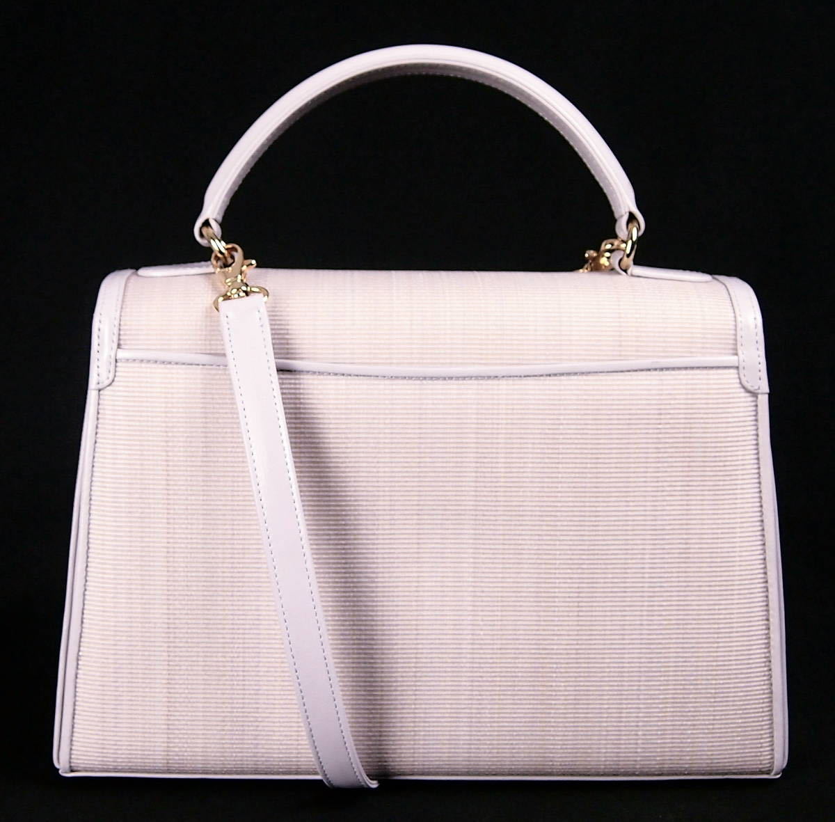 B246】美品 COMTESSE コンテス ホースヘア ケリー型 2way バック