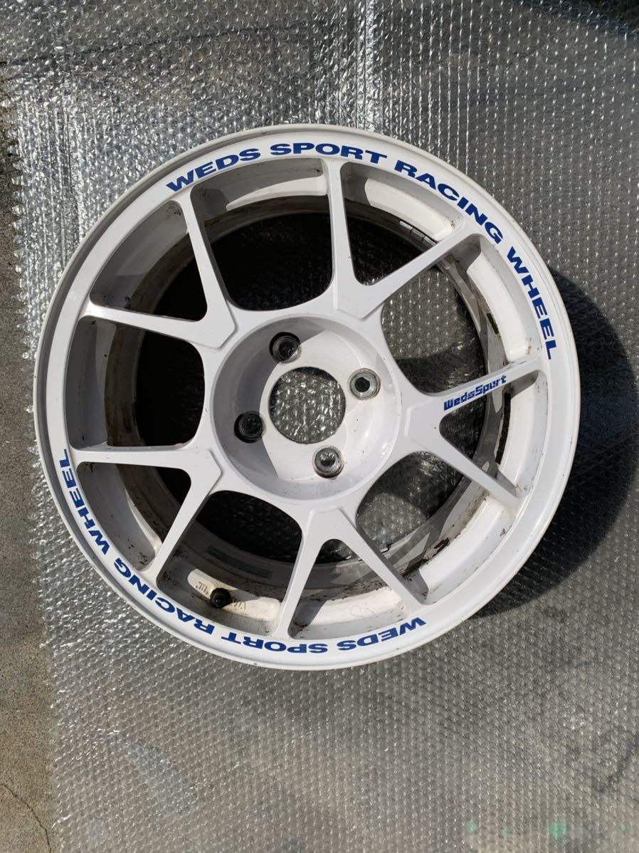中古 WEDS TC005 ウェッズ TC-005 15インチ 7.5j +45 2本(社外品 