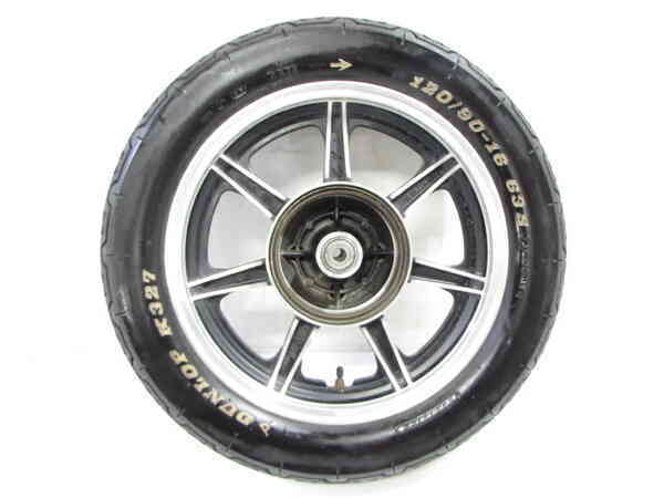 XS250Spl 4A8 希少!! リア 大八 キャストホイール 溝有タイヤ付 検 