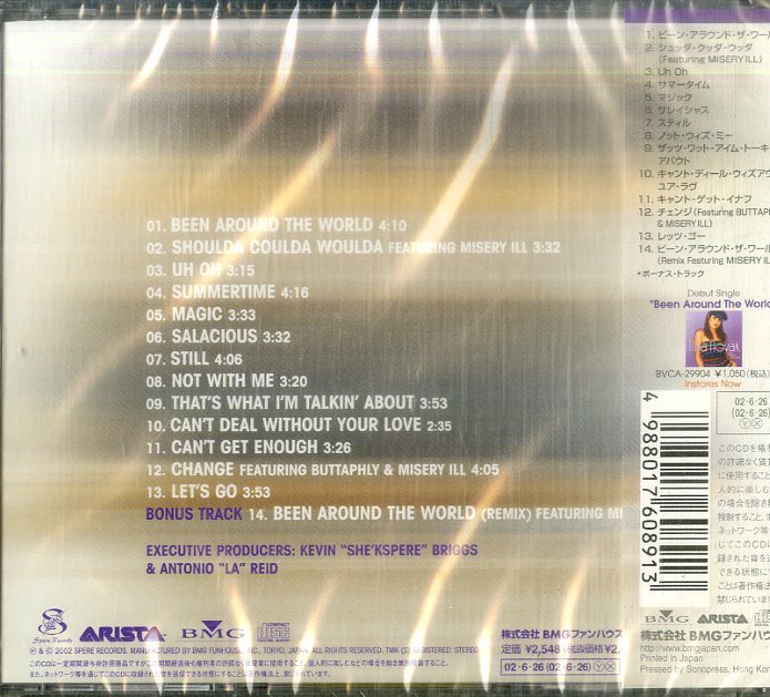 D00123869/CD/ティナ・ノバック(TINA NOVAK)「Been Around The World +