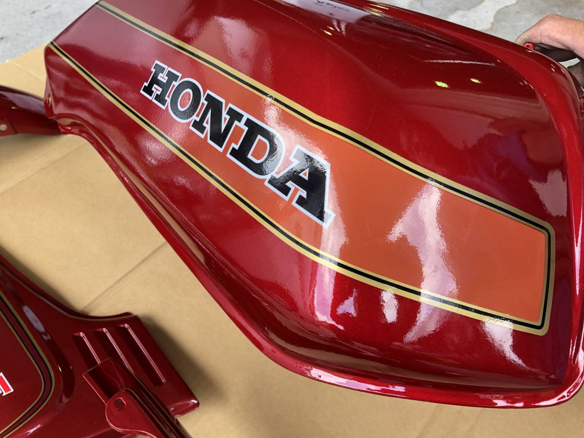CB750F 純正外装セット タンク FZ FA FB キャンディーレッド(セット 