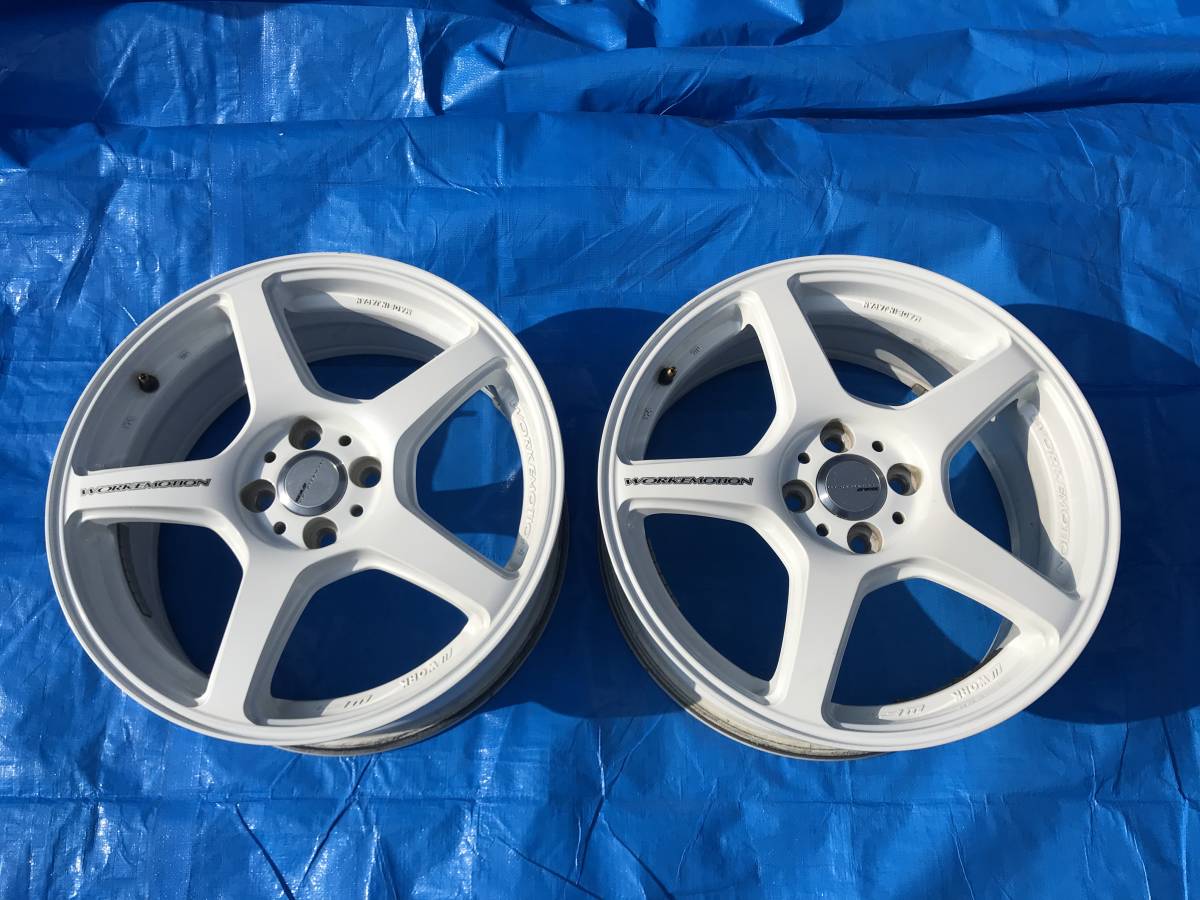 17インチ ワークエモーション WORK EMOTION - CR T7R ホイールと 