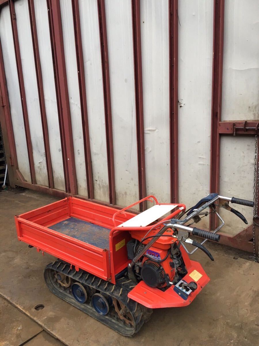 中古 【中古】筑水キャニコム BFP402 クローラー式 手動ダンプ運搬車