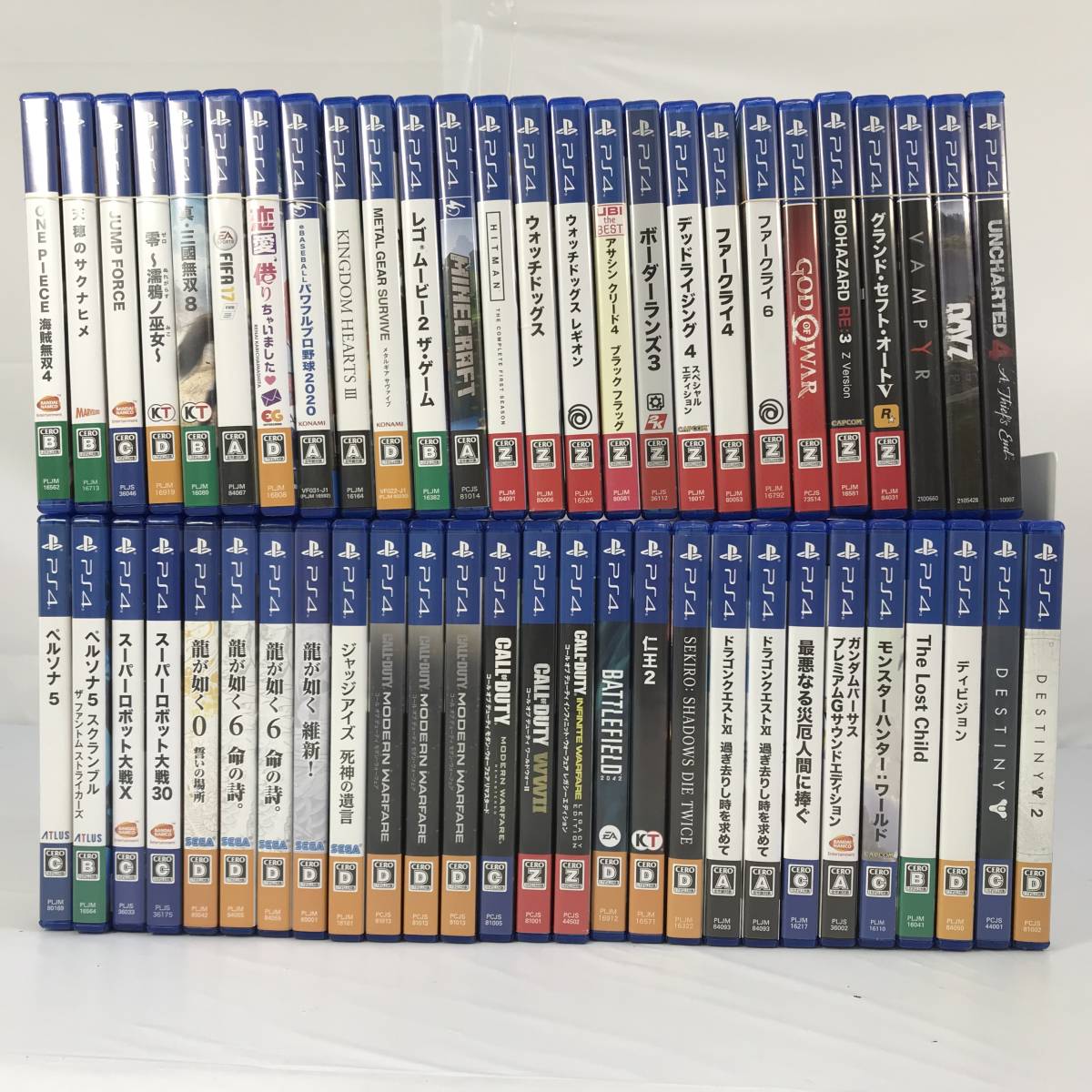 ◇【中古/送料無料/1円～】PS4ソフト53本セット大量まとめ ペルソナ5 