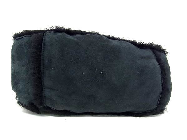 1円 □美品□ ESCADA エスカーダ ファームートン×スエード シルバー 