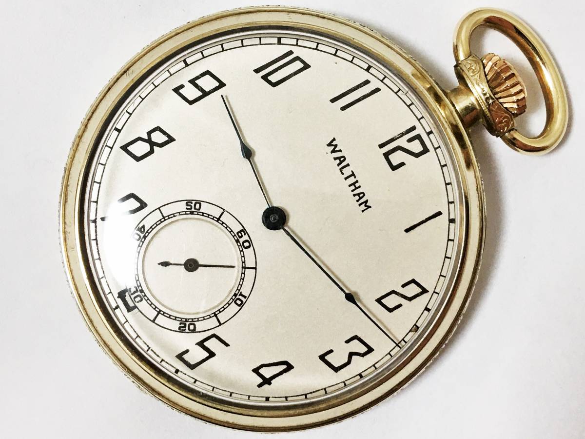 1919年製◇WALTHAM リバーサイド 19石 12S Gr,Riverside ウォルサム 