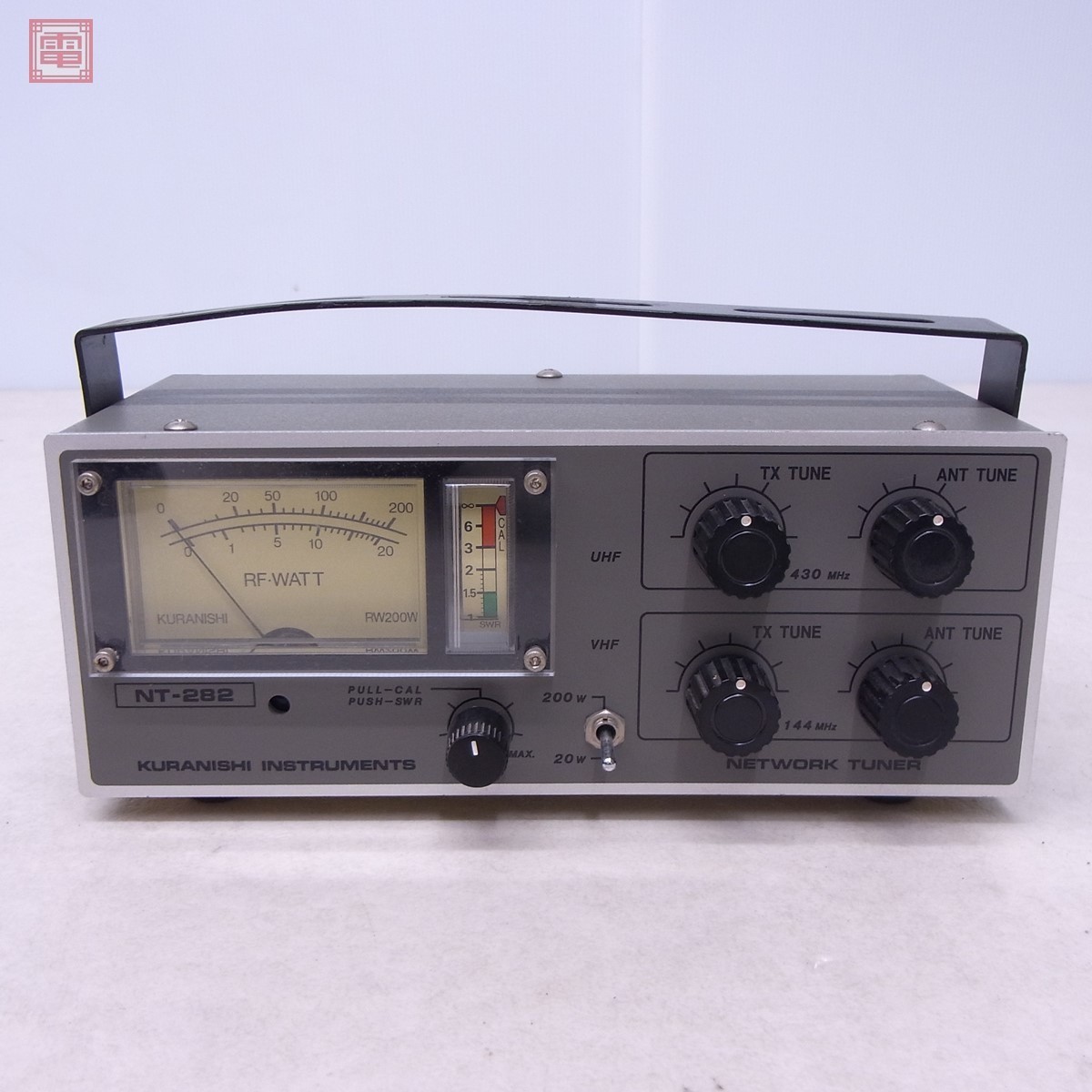 クラニシ　NT-282 アンテナチューナー クラニシ NT-282 144/430MHz 200W/20W アンテナチューナー【20 Yahoo