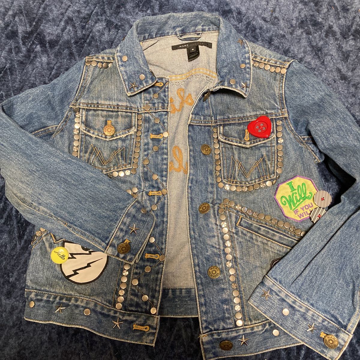 MARC JACOBS デニムジャケット ジージャン スタッツ