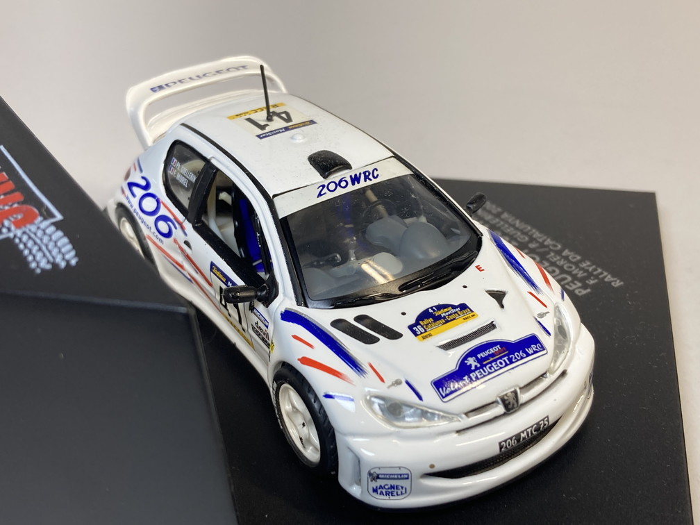 peugeot 206 wrc. rallye de montecarlo 2003. r. - Acheter Voitures miniatures de collection - échelle 1:43 d'autres marques sur todocoleccion