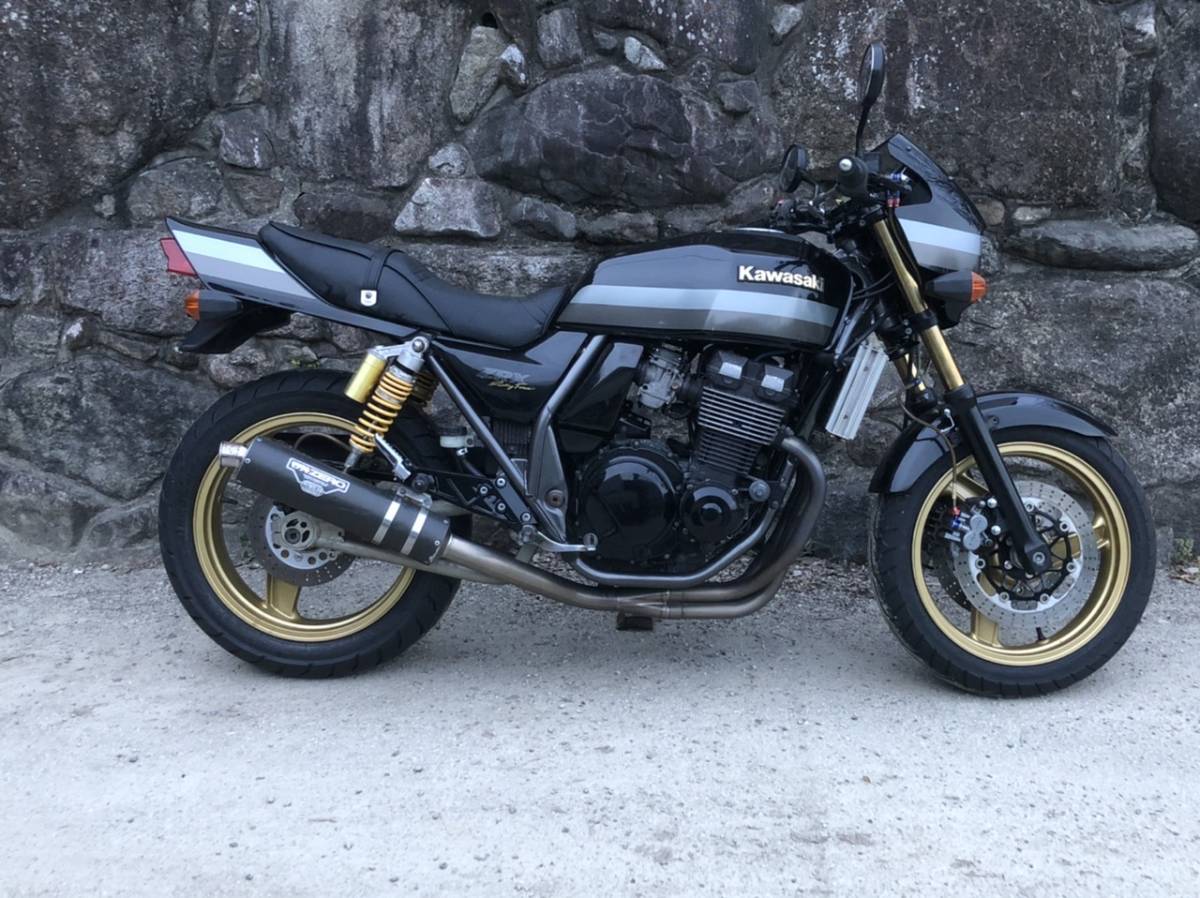車検2年付 カワサキ ZRX-Ⅱ F1 ZRX400仕様 黒ローソン E3カラー 