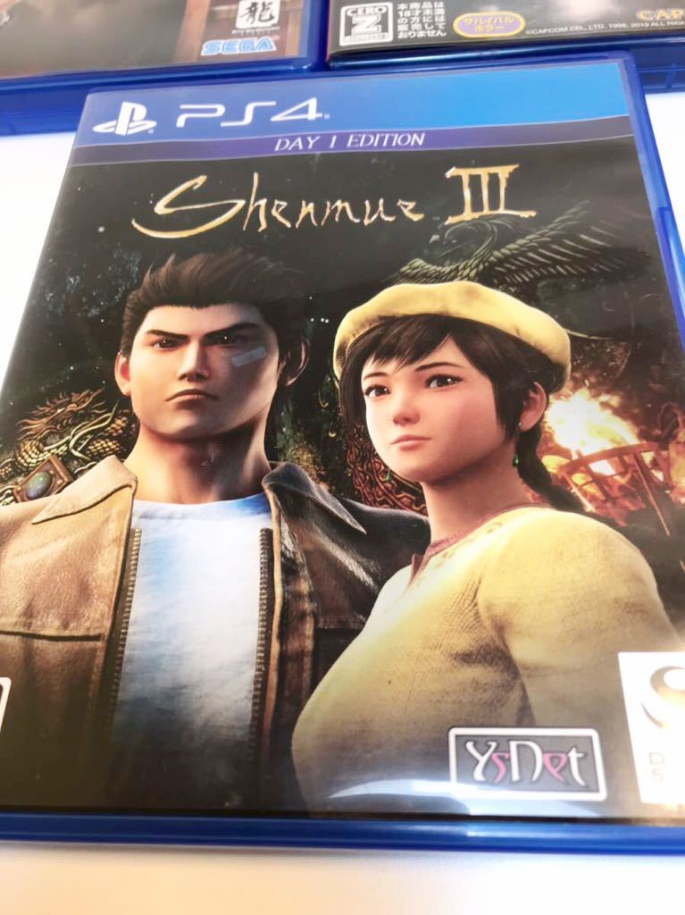 PS4 ソフト　ロストジャッジメント　バイオハザード　RE shenmue Ⅲ 3本　まとめて　動作確認済 PS4 5本セットPS4 STRANDING&frasl;テイルズ 16本まとめ ゲームソフト 動作未確認(エルデン