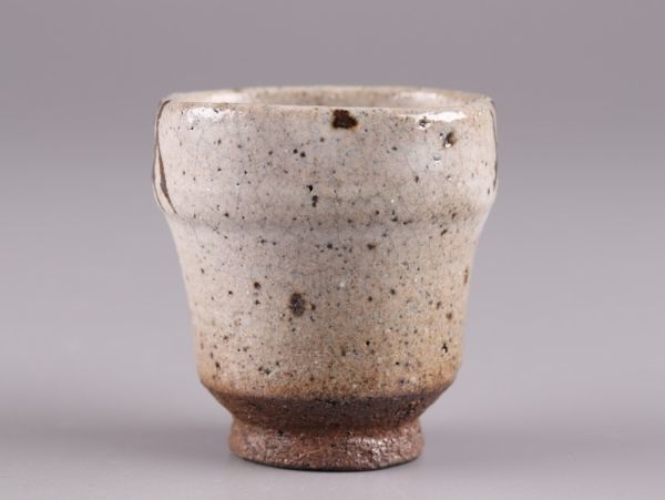 古唐津 古美術 時代物 極上品 初だし品 唐津焼 絵唐津 片口 盃 公式