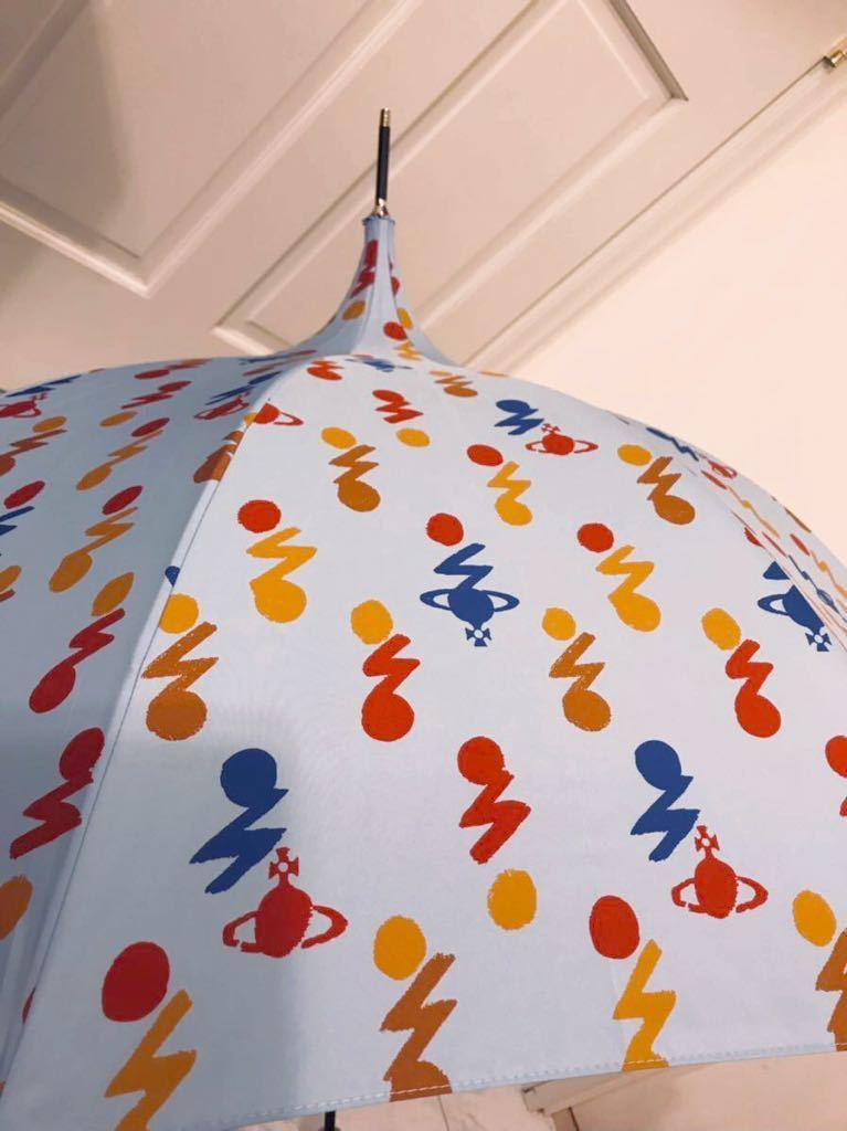 新品 タグ付☆ヴィヴィアンウエストウッド 長傘☆パゴダ ポップな総