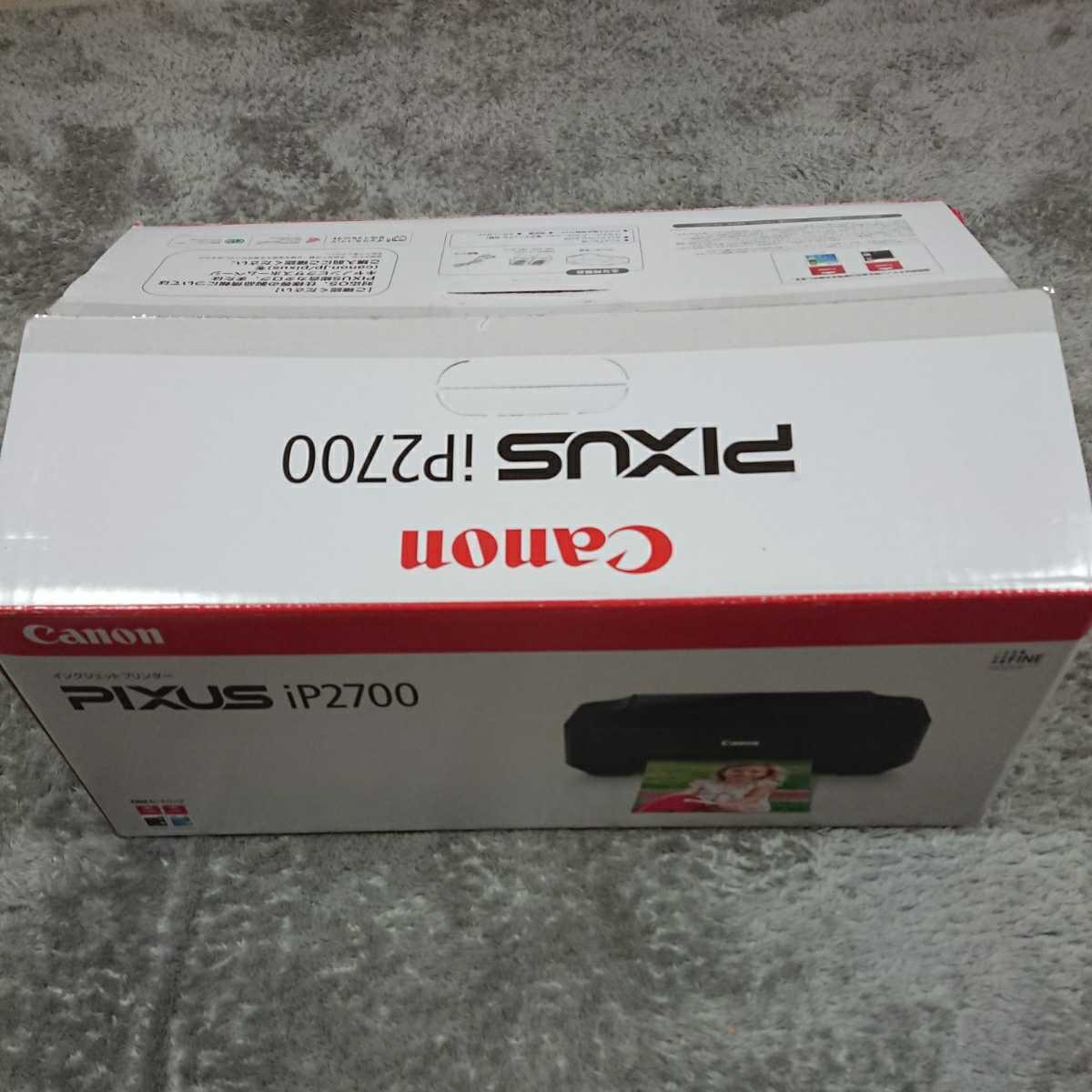 送料無料キャノン インクジェットプリンタ― PIXUS ip2700 未使用 インクあり 