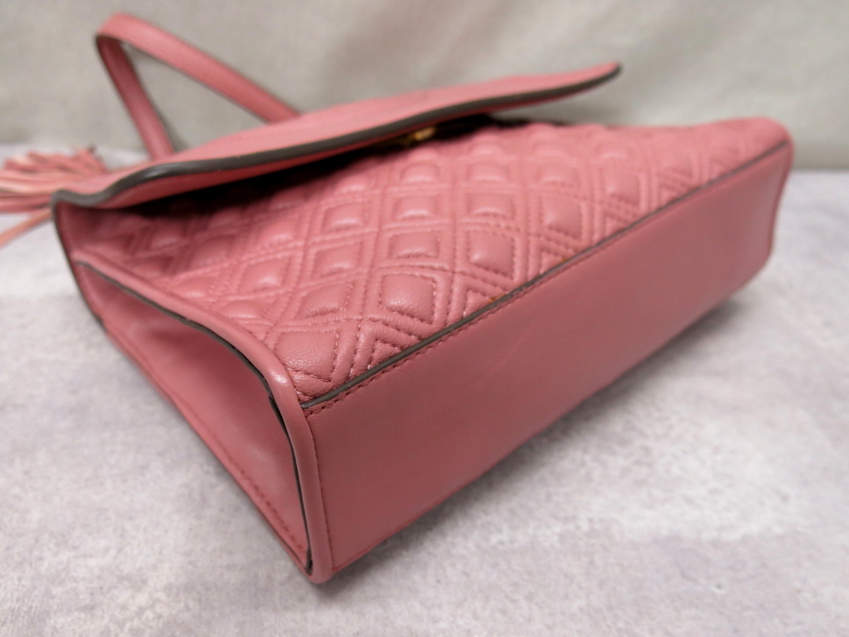 ○超美品○TORY BURCH トリーバーチ○フレミング○キルティング ラム 