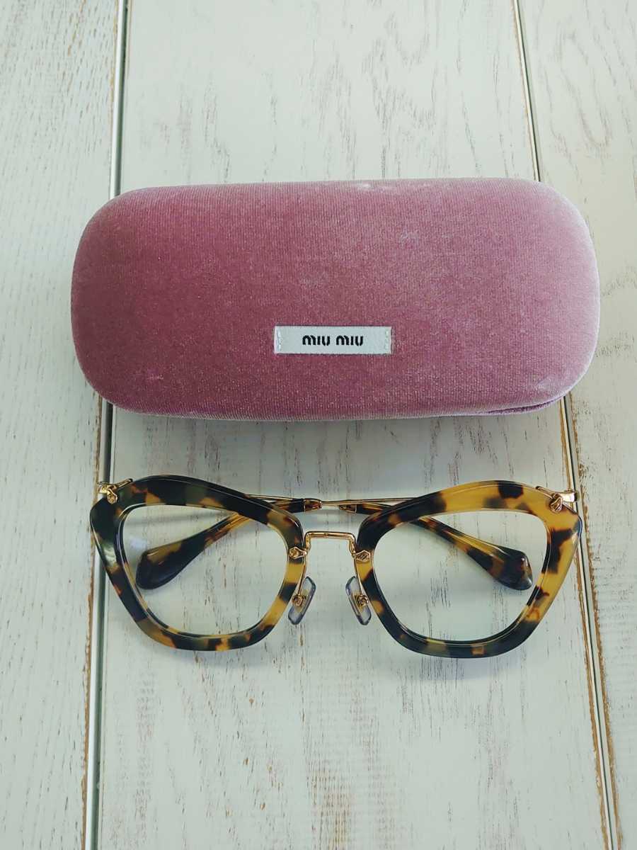 miumiu☆ミュウミュウ☆メガネ☆サングラス☆べっ甲フレーム☆PRADA 