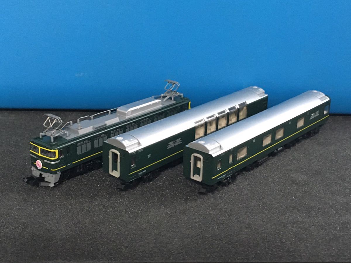 ジャンク】TOMIX トミックス トワイライトエクスプレス EF81と24系客車